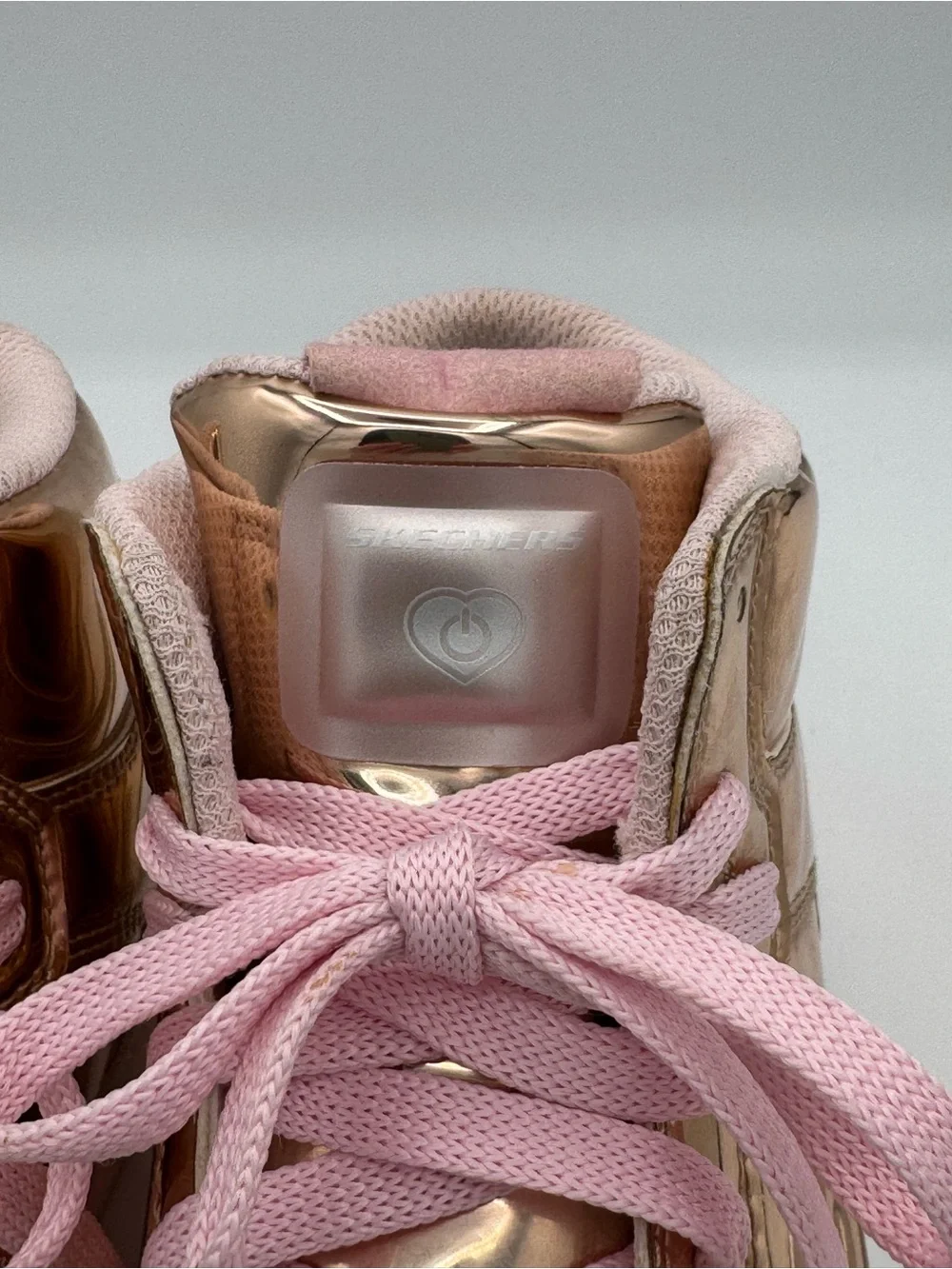 Skechers Energy Lights Dance n Dazzle Metallic Rose Gold - 11 Light Modes